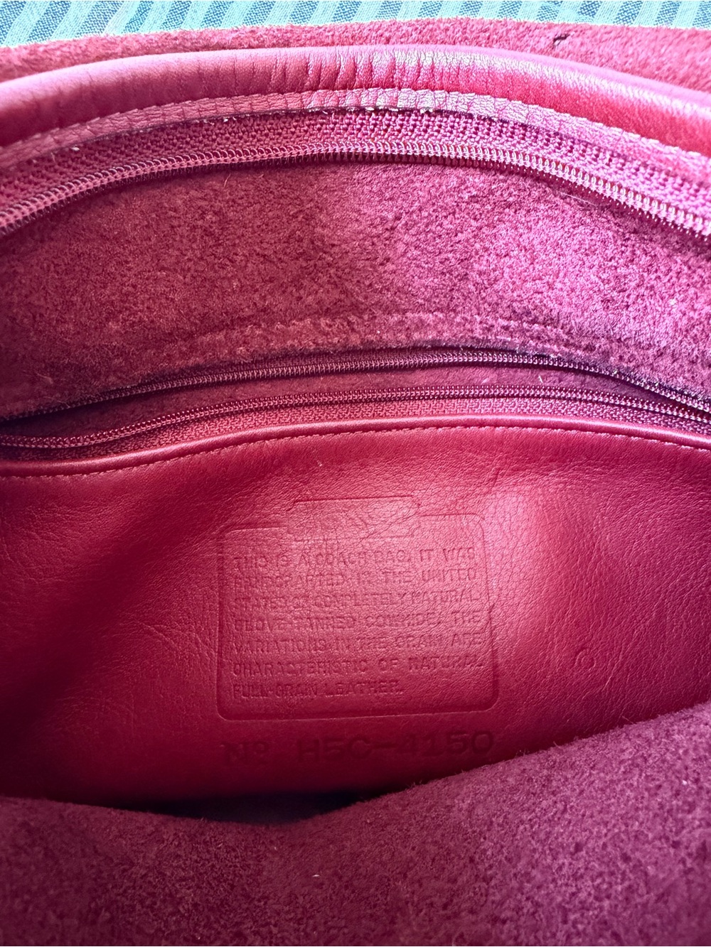 Vintage Coach Fletcher 4150 Red Purse - Picture 2 of 5